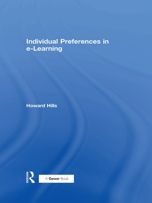 cover image of Individual Preferences in e-Learning